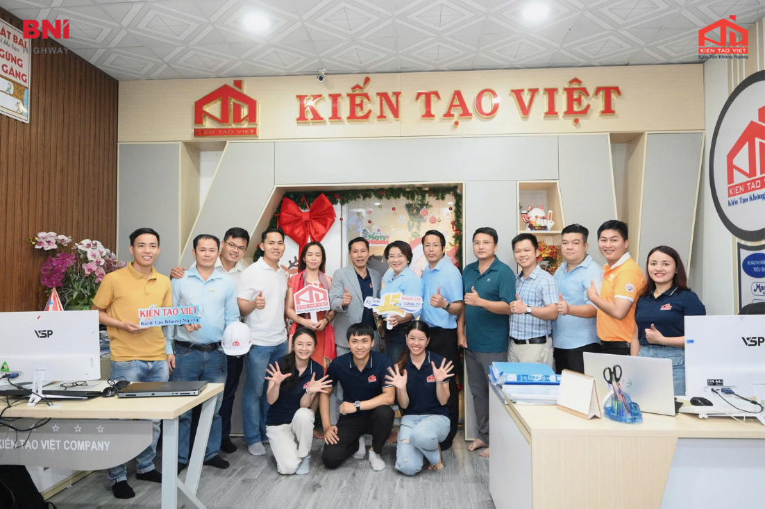 KIẾN TẠO VIỆT ĐÓN TIẾP BNI HIGHWAY CHAPTER: KẾT NỐI DOANH NGHIỆP – MỞ RỘNG CƠ HỘI HỢP TÁC BỀN VỮNG