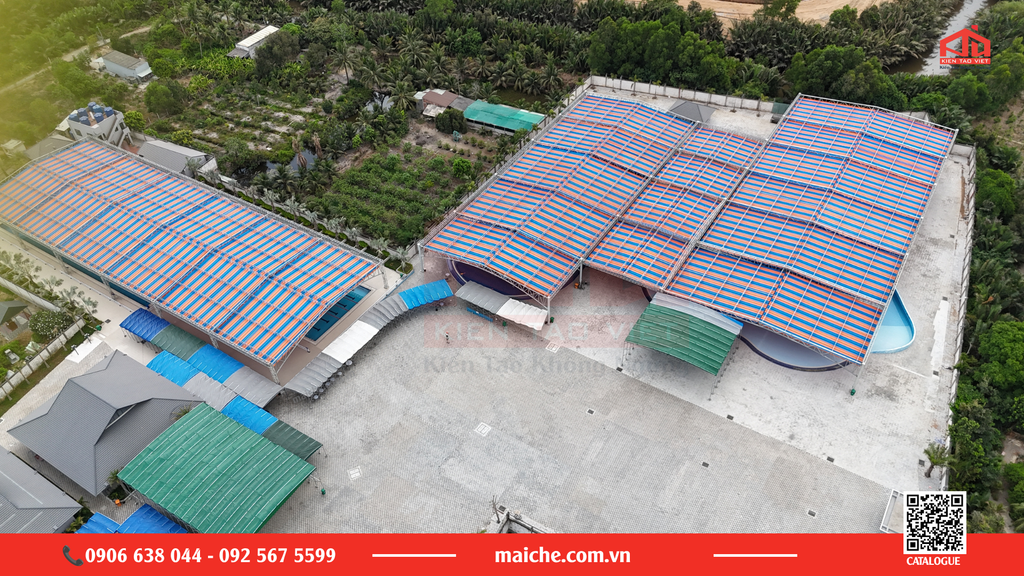 Large-scale mobile shelter designed and installed by maiche.com.vn.