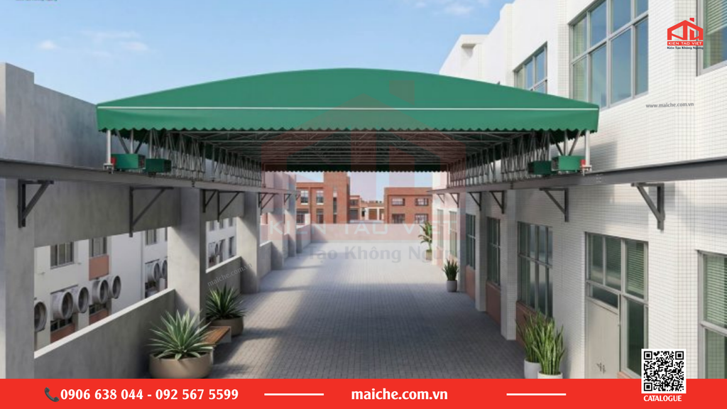 Smart electric motor drive system for large-scale mobile shelter.
