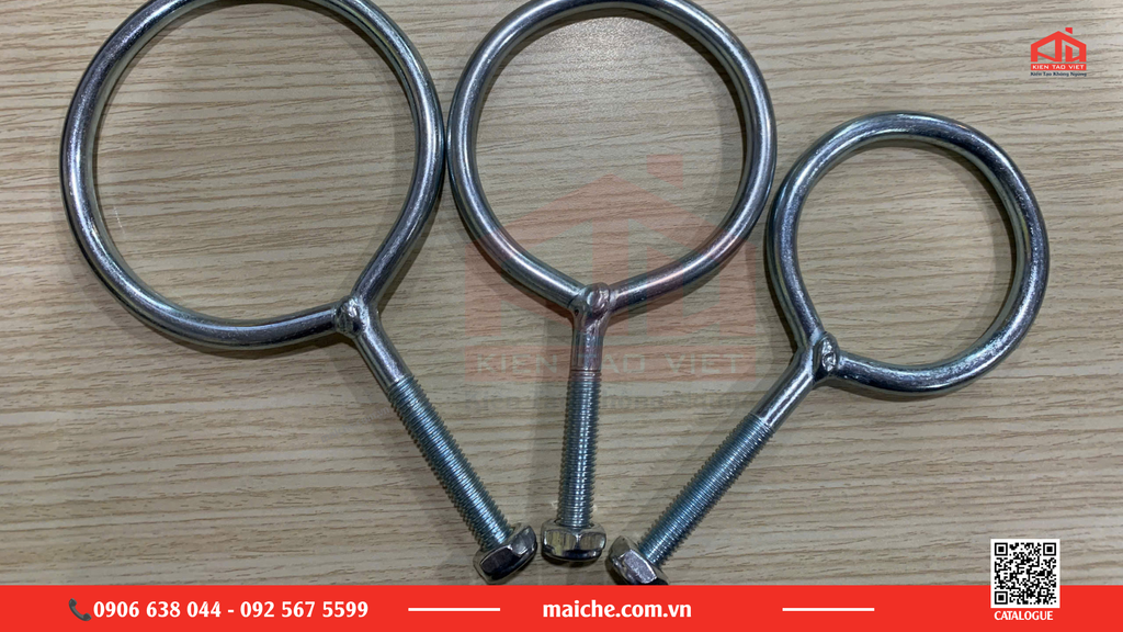 Phụ kiện vòng thép ốc ty ren cung cấp nguyên vật liệu mái che.