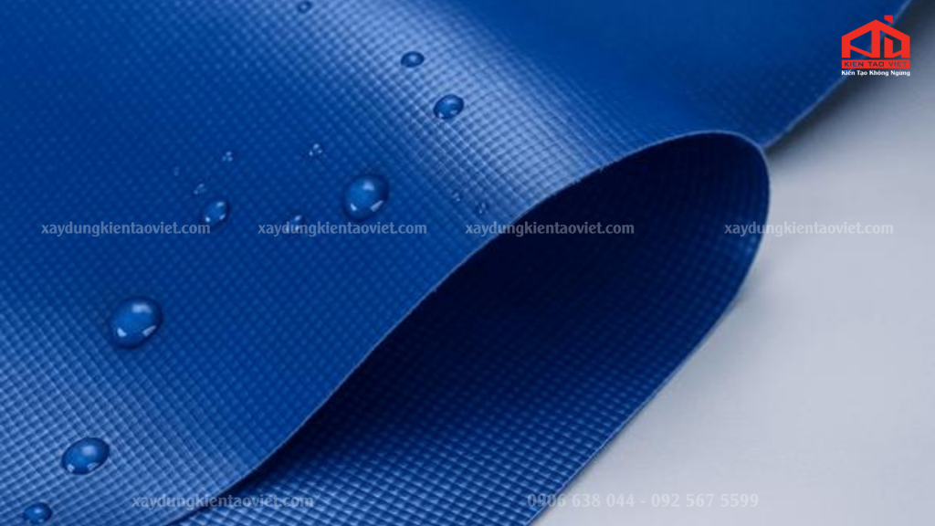 Chất liệu bạt PVC dùng cho mái che di động 